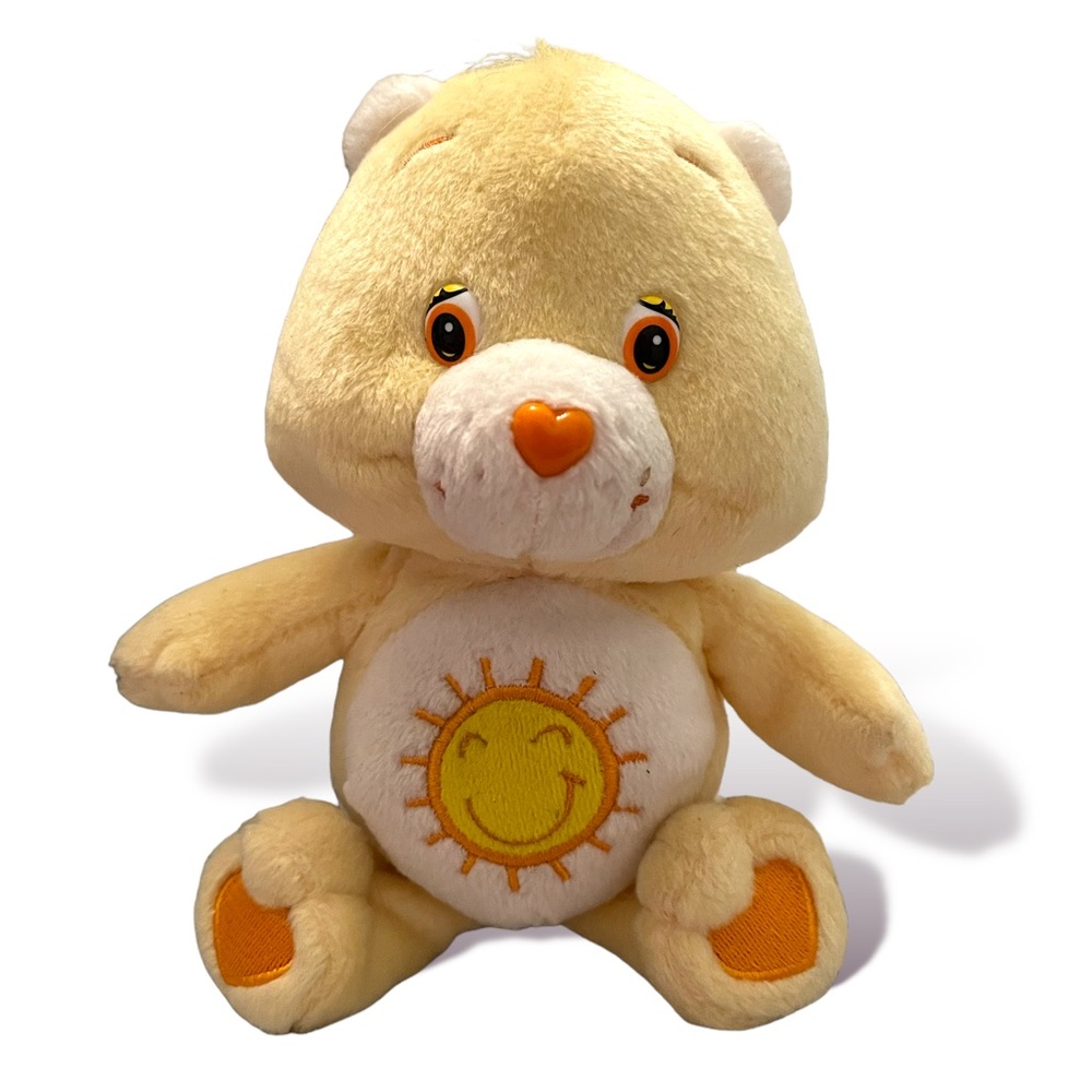 ☀️Care Bear 2002 20th Anniversary Funshine Sunshine Bear Plush